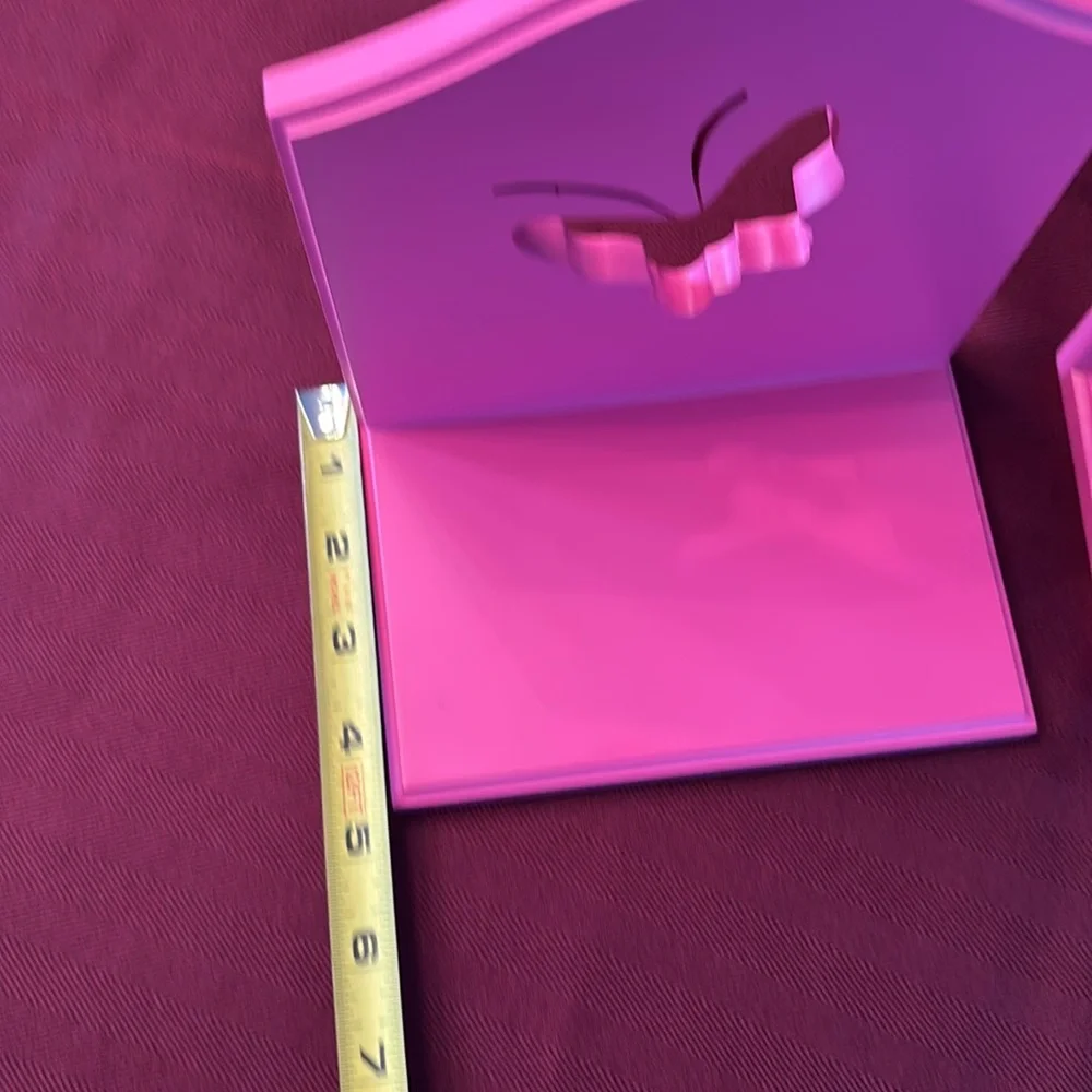 Pink Butterfly Wall Shelf’s set of two